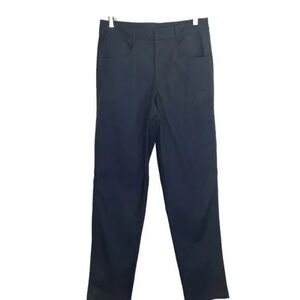Kit and Ace Navy Blue Dress Pants Tailored Silhouette